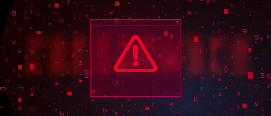 Abstract Technology Dark Red Background. Cyber Attack, Ransomware, Malware, Scareware Concept phishing